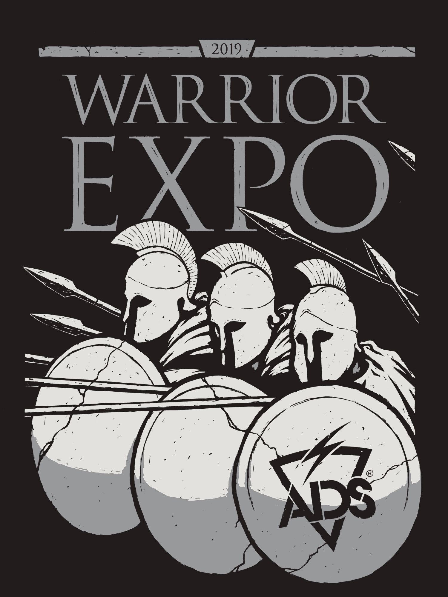 warrior expo t shirt design