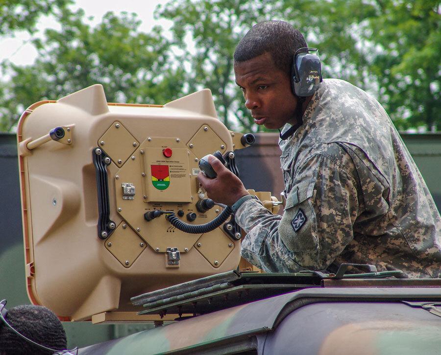 vehicle mounted soldier