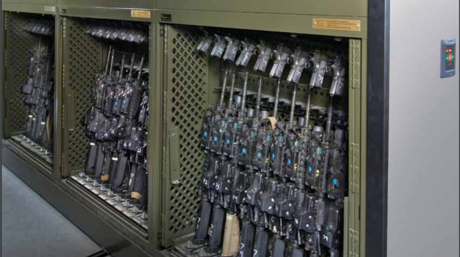 Military Weapons Storage System