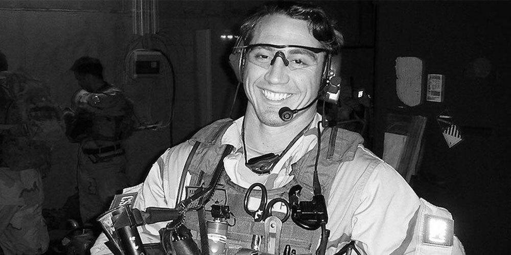 Tim Kennedy in military gear