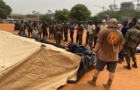 ghana hospital set up