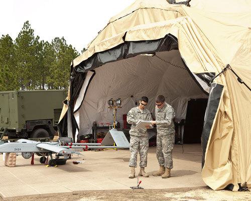 portable military tent
