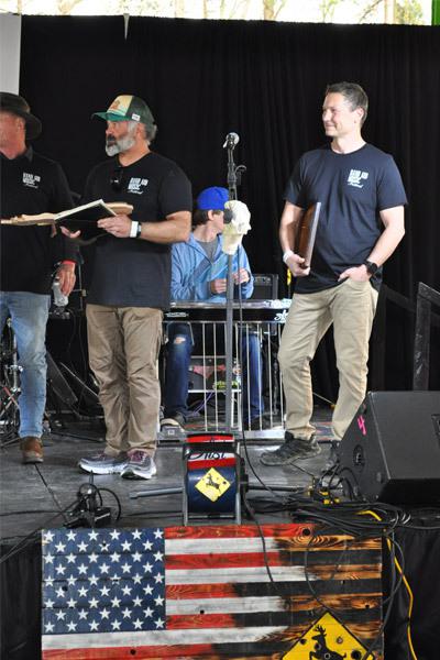 Man at The Band Aid Music Festival