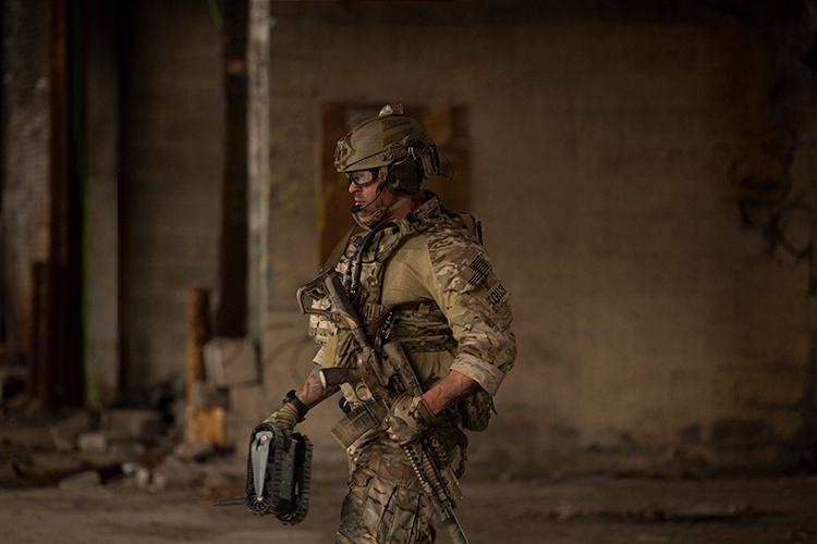 Military Man Holding FLIR FirstLook