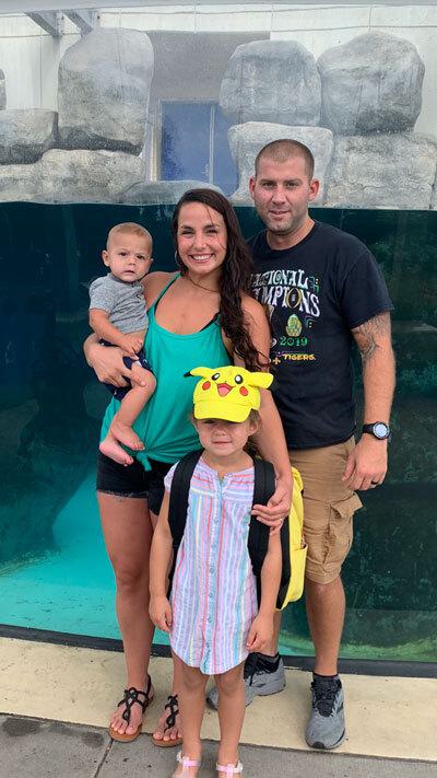Senior Inside Account Manager Whitney Hall and Her Family